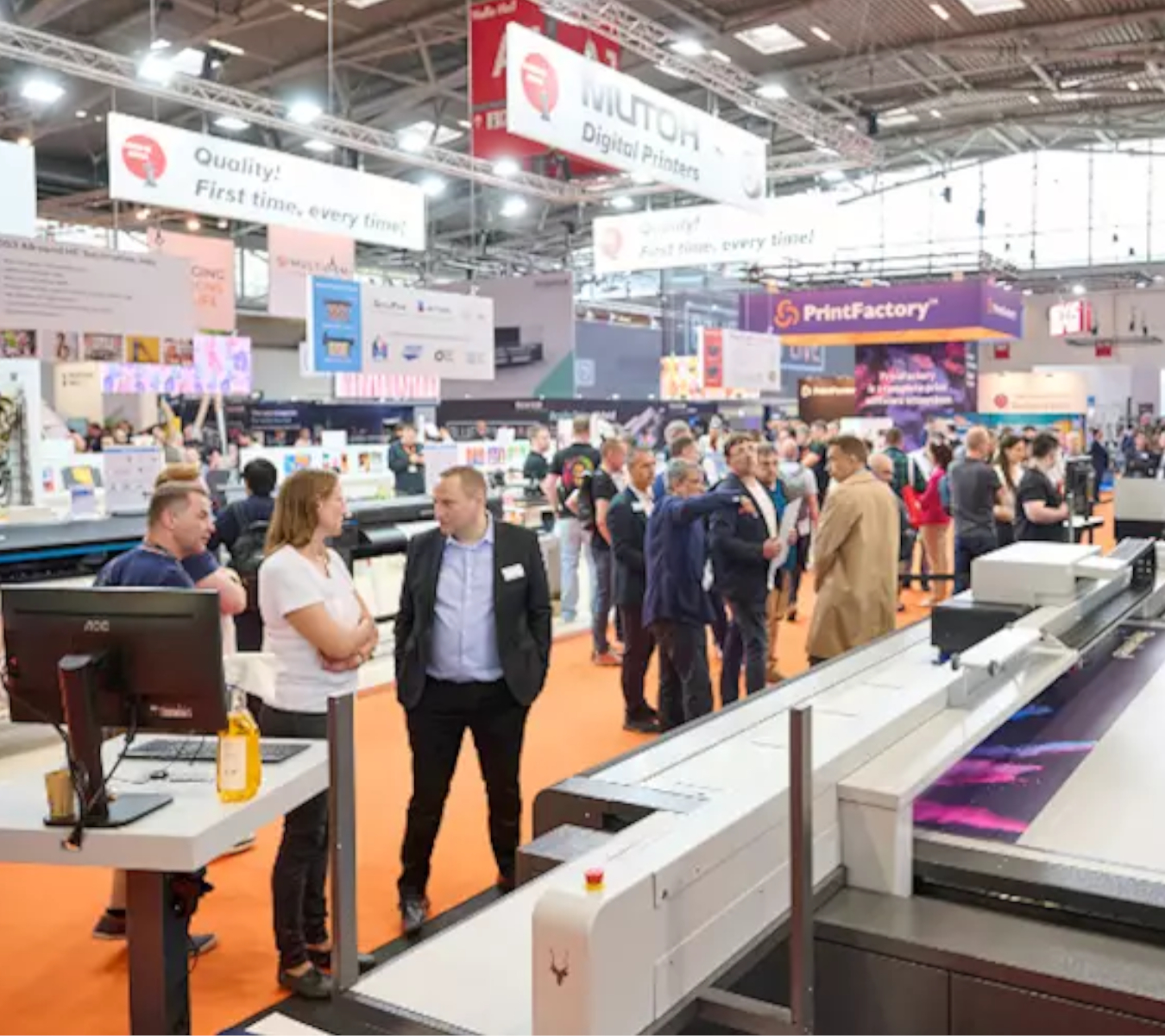 mob exhibition branding banner